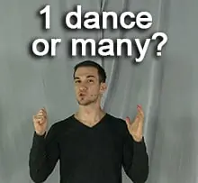 Technique dance lesson