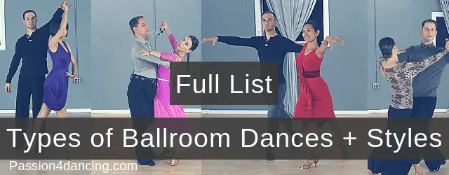 Types of Ballroom dances